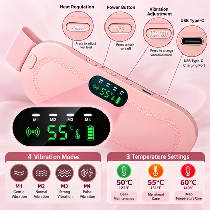 Rechargeable Heated Waist Belt